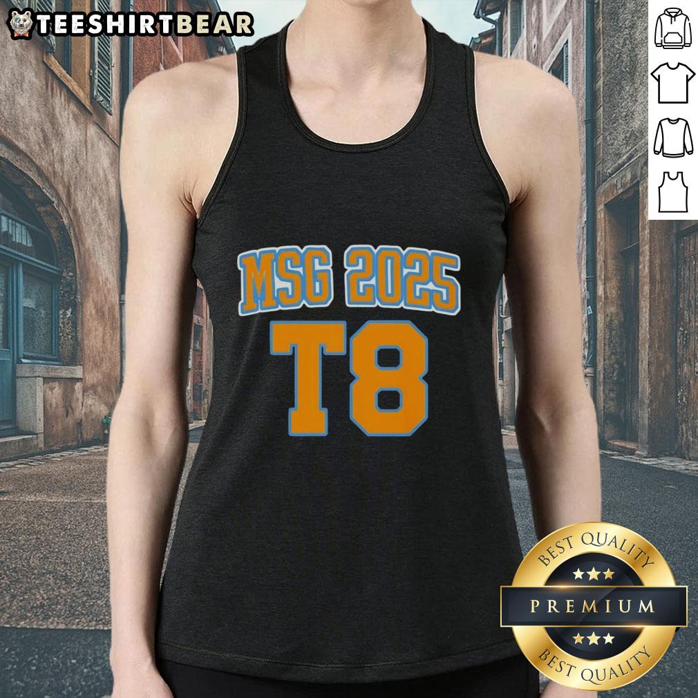 Top MSG 2025 T8 Tank Top in vibrant colors, perfect for summer fashion and casual outings.