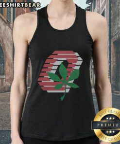 Top Ohio State Buckeye Leaf Tank Top featuring a vibrant design perfect for fans supporting Ohio State University.