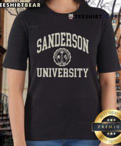 Stylish Top Sanderson University Ladies Tee in vibrant colors, perfect for casual wear and showing school spirit.