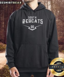 Top South Middle School Redcats Gildan hoodie in vibrant red, showcasing school spirit and comfort for students.
