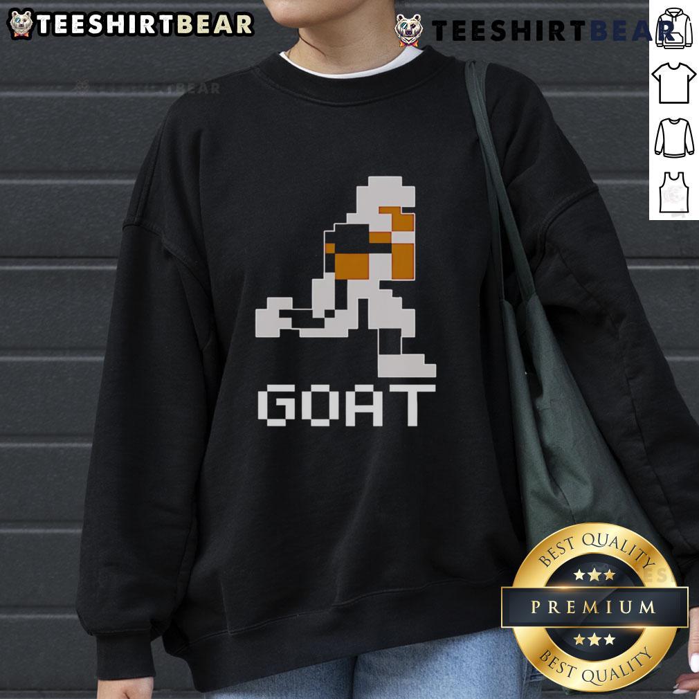 Top Tecmo Goat Bo Sweatshirt featuring a vintage design, perfect for gamers and sports enthusiasts alike.