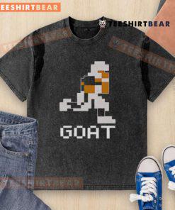 Top Tecmo Goat Bo Washed T-Shirt featuring a vintage design, perfect for gaming enthusiasts and retro fashion lovers.