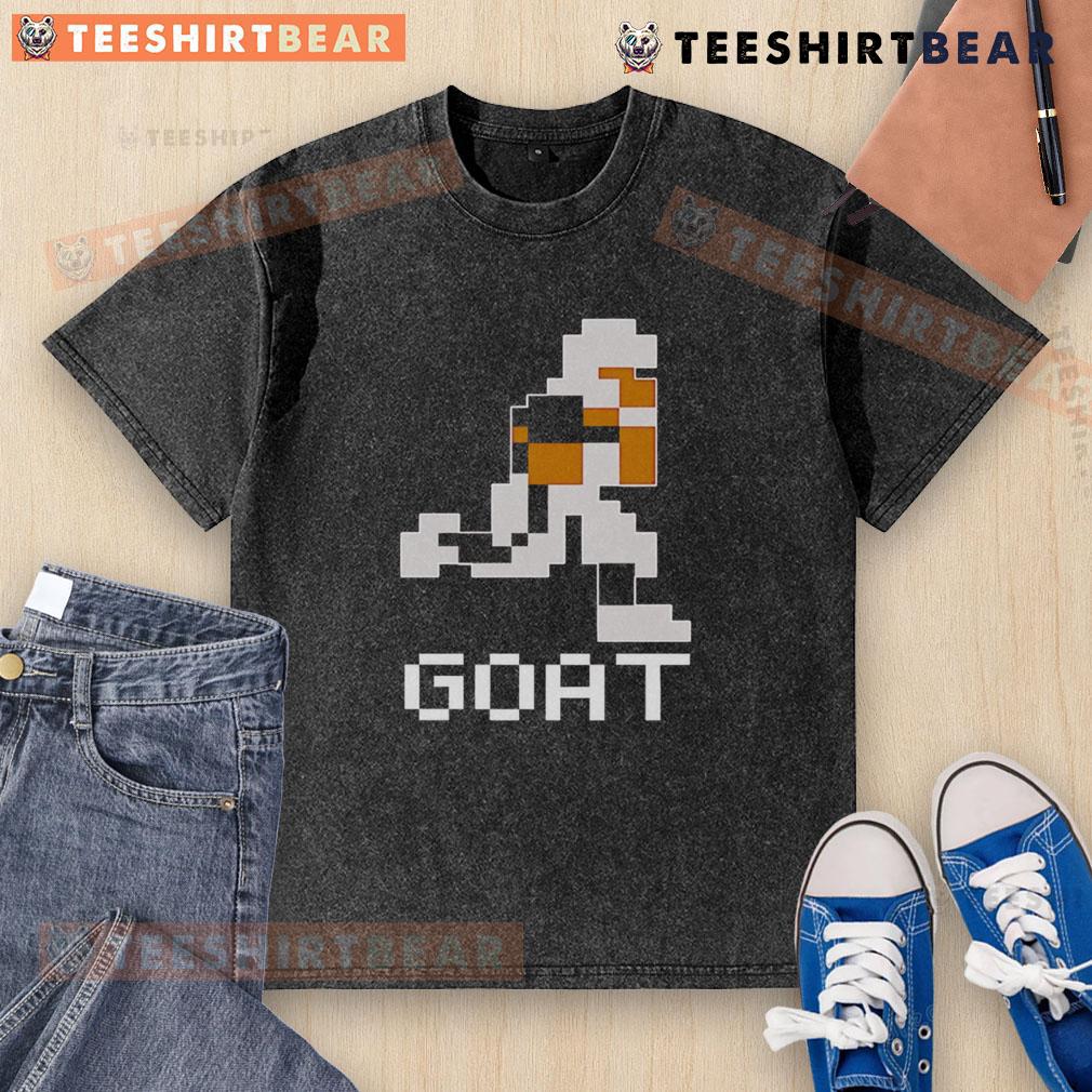 Top Tecmo Goat Bo Washed T-Shirt featuring a vintage design, perfect for gaming enthusiasts and retro fashion lovers.