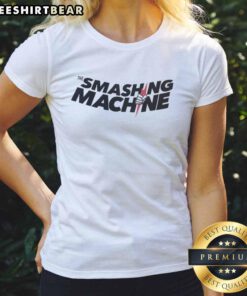 Top The Smashing Machine Ladies Tee featuring a stylish graphic design perfect for casual wear and fans of the band.