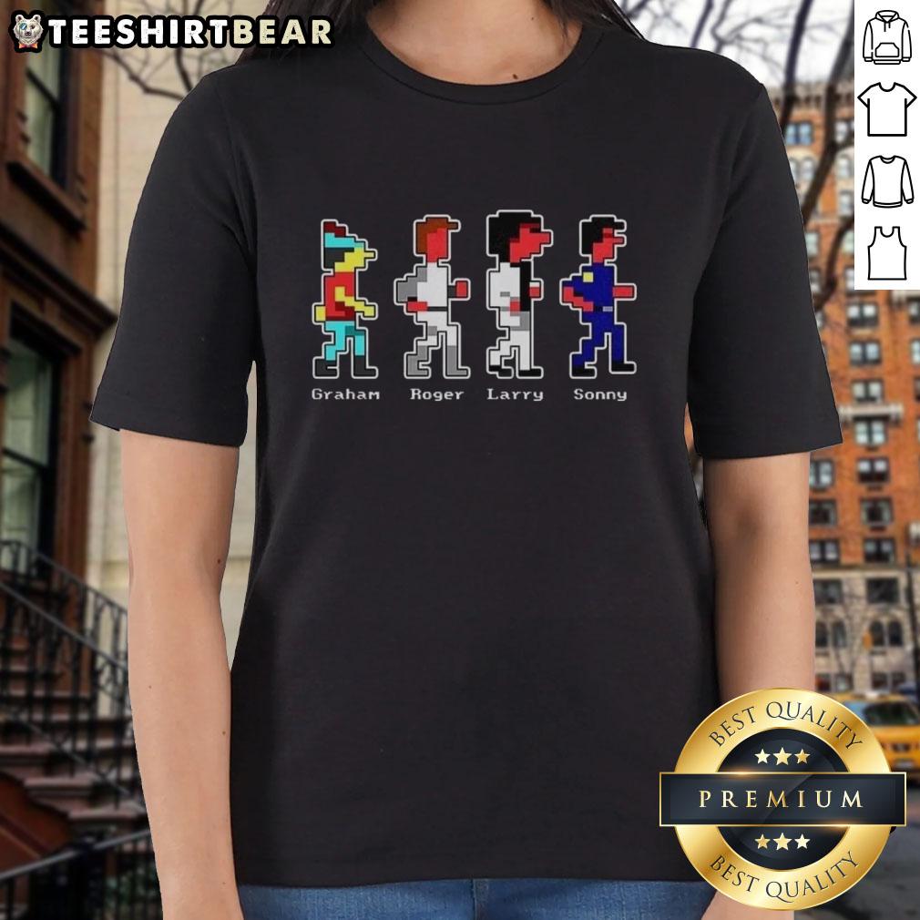 Good Graham Roger Larry and Sonny Ladies Tee featuring a stylish design, perfect for casual wear and fans of the series.