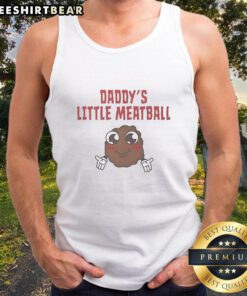 Good Happy Gilmore Daddy's Little Meatball Hug Tank Top showcasing a fun design for fans of the movie and cozy fashion.