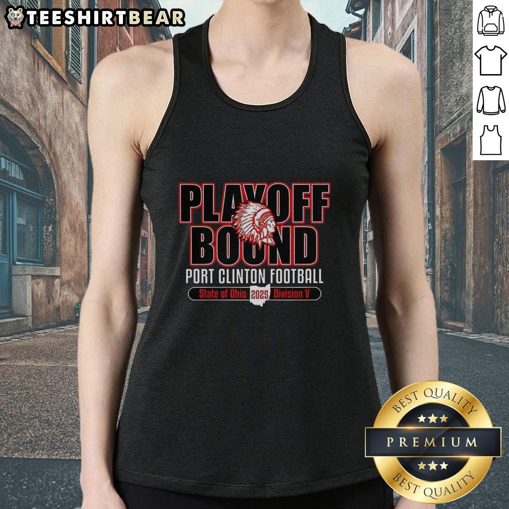 Playoff Bound Tank Top for Good State of Ohio Division V 2025, showcasing team spirit and style for fans.
