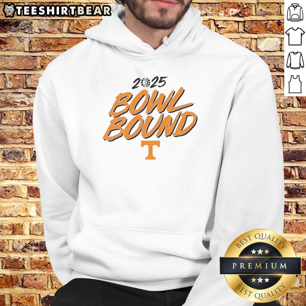 Good Tennessee Volunteers Football 2025 Bowl Bound Hoodie featuring bold team colors and logo, perfect for fans.