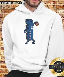 Alt Text: Good V.J. Edgecombe 77 Philadelphia 76ers hoodie featuring a stylish design perfect for fans and casual wear.