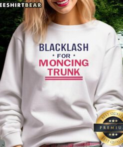 Alt Text: Stylish Nice Blacklash Moncing Trunk Sweatshirt featuring a unique design, perfect for casual wear and comfort.