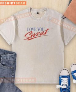 Nice Ride Love You Sweat Washed T-Shirt in soft fabric, featuring a trendy design perfect for casual outings.