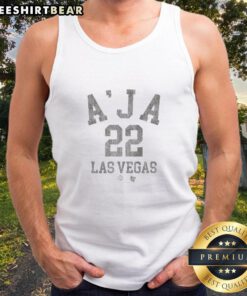 Original A'ja Wilson Superstar Tank Top featuring vibrant graphics and a stylish design perfect for fans and athletes.