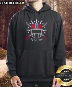 Premium Buffalo Bills 716 Helmets and Swords Hoodie featuring bold graphics and team colors for fans.