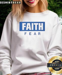 Premium Faith Fear Logo Sweatshirt featuring a stylish design and comfortable fit, perfect for casual wear.