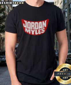 Premium Jordan Myles T-Shirt in vibrant colors, showcasing a stylish design and comfortable fit for casual wear.