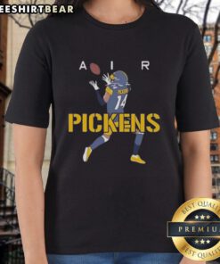 Premium Tie Dye George Pickens Air Ladies Tee featuring vibrant colors and stylish design, perfect for fans and casual wear.