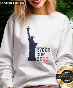 Premium USA Ryder Cup 2025 Liberty Bethpage Black Sweatshirt showcasing stylish design and high-quality fabric.
