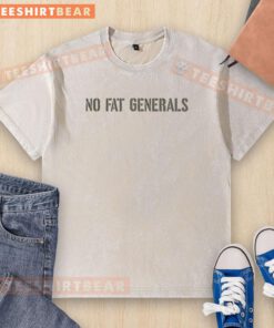 Pretty No Fat Generals washed t-shirt in soft cotton, featuring a stylish design perfect for casual wear.