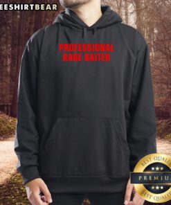 Stylish Pretty Professional Rage Baiter Hoodie in black, featuring bold graphics and a comfortable fit for casual wear.