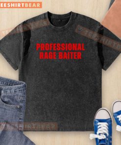 Pretty Professional Rage Baiter washed t-shirt in soft fabric, featuring bold graphics and a stylish fit for casual wear.