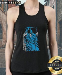 Stylish Top Carolina Reaper Grim Reaper tank top featuring the Carolina Panthers logo for sports fans.