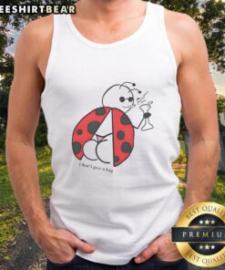 Trendy 'Top I Don't Give A Bug' tank top displayed on a mannequin, perfect for casual summer outfits and bug-themed apparel.