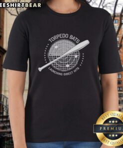Top Torpedo Bats launching direct hits in baseball, showcasing ladies' tee for optimal performance and style.