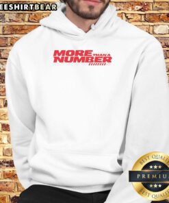 Marc Marquez 2025 MotoGP World Champion hoodie featuring 'More Than A Number' design, perfect for racing fans.