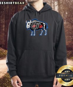 Awesome X-Ray Buffalo Bills football hoodie showcasing vibrant team colors and unique design for fans.