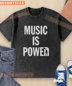 Hot Richard Ashcroft Music Is Power Washed T-Shirt featuring vibrant design and bold typography, perfect for fans.