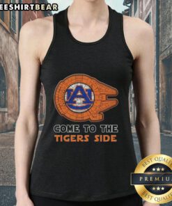 Hot Star Wars Come to the Auburn Tigers Side Tank Top featuring a vibrant design perfect for fans and summer wear.