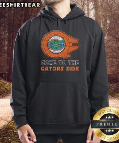 Hot Star Wars Come to the Florida Gators Side Hoodie featuring iconic designs perfect for Gators fans and sci-fi lovers.