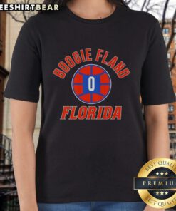 Nice Florida Gators Basketball Boogie Fland ladies tee featuring his name and number for fans and supporters.