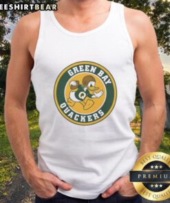 Pretty Disney Green Bay Quackers Pro Football spoof tank top featuring a fun design for fans and casual wear.