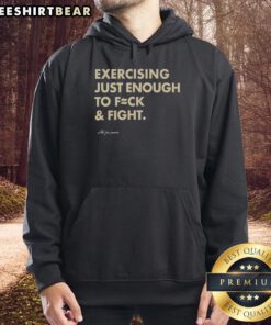 Awesome Not For Pumice Exercising Hoodie showcasing a bold graphic design, perfect for fitness enthusiasts and casual wear.