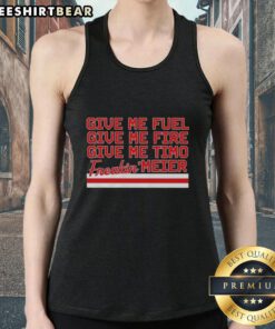 Funny New Jersey Devils tank top featuring Timo Freakin' Meier graphic, perfect for hockey fans and casual wear.
