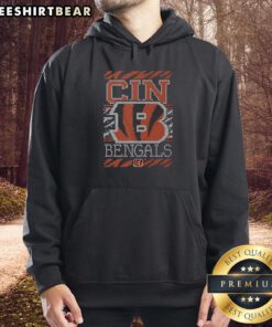 Cozy Good Cincinnati Bengals Holiday Hoodie featuring team colors and logo, perfect for festive football fans.