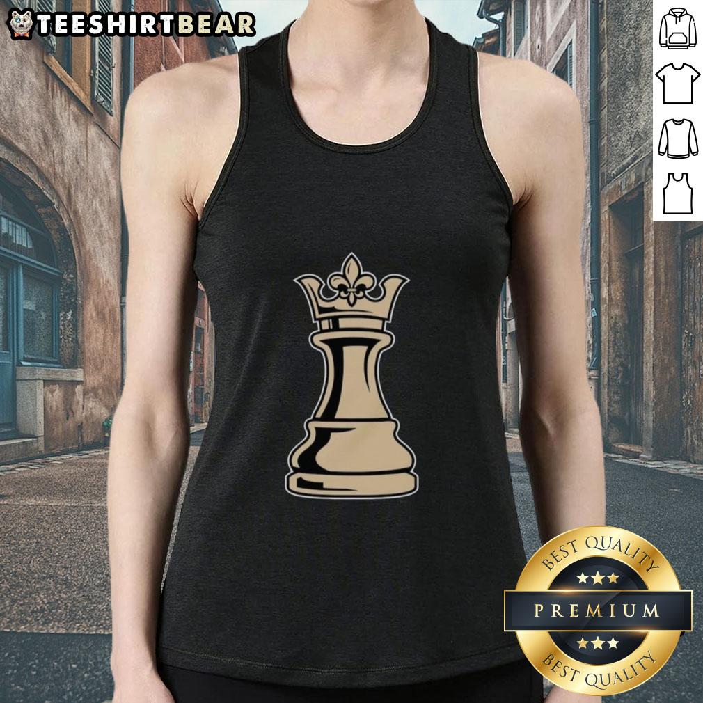 Good New Orleans Saints tank top featuring 'The Queen Can Make Any Move' design, perfect for fans and summer style.
