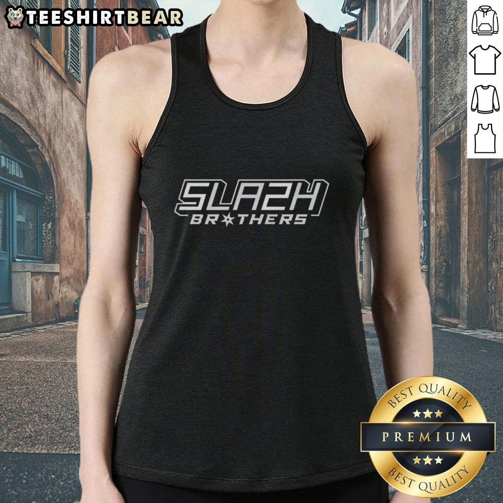 Good Slash Brothers San Antonio Spurs tank top featuring team colors and logo, perfect for basketball fans and summer wear.