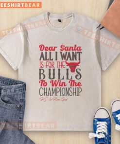 Chicago Bulls 'All I Want For Christmas' washed t-shirt in red, perfect for festive fans and holiday gifting.