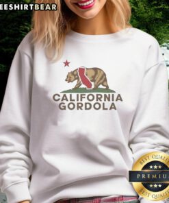 Vintage sweatshirt featuring California bear and 'California Republic' wordplay design, perfect for stylish comfort.