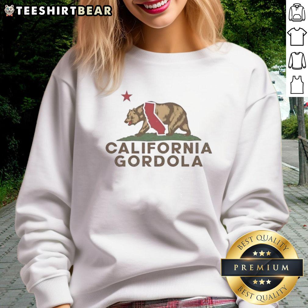 Vintage sweatshirt featuring California bear and 'California Republic' wordplay design, perfect for stylish comfort.