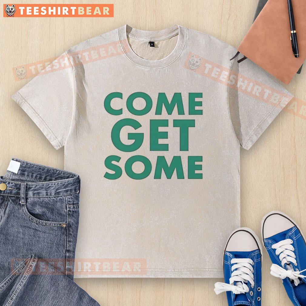 Nice green Bay Packers 'Come Get Some' washed t-shirt showcasing team spirit and casual style for fans.