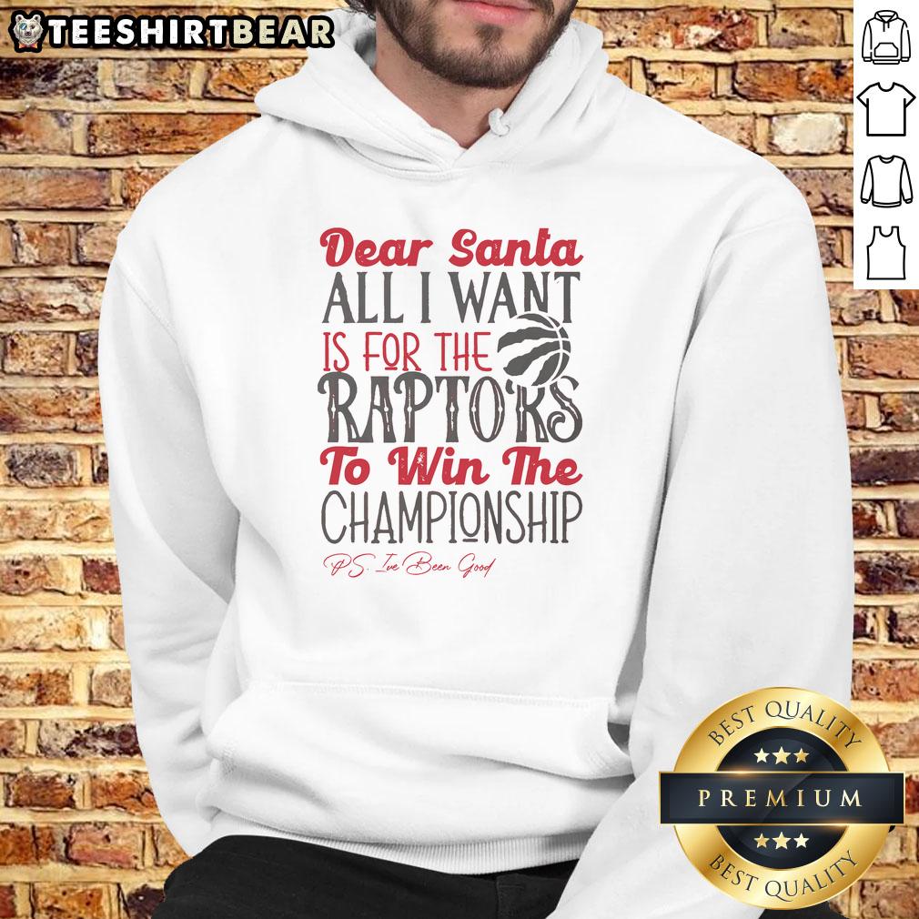 Nice Toronto Raptors All I Want For Christmas hoodie featuring vibrant team colors and festive design.