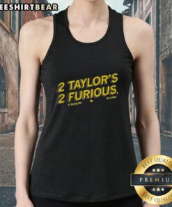 Official 2 Taylors 2 Furious Stremlow McCabe tank top featuring vibrant graphics and stylish design for fans.