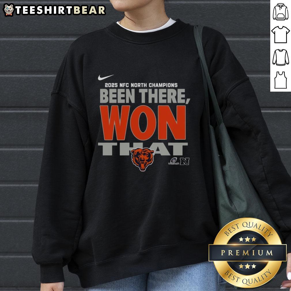 Alt Text: Official Chicago Bears Been There Won That Sweatshirt featuring team colors and logo, perfect for fans and cozy wear.