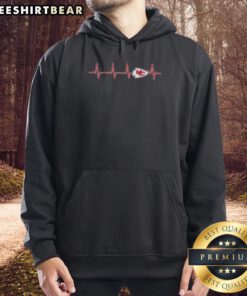 Alt Text: Official Kansas City Chiefs football logo graphic hoodie featuring vibrant team colors and stylish design.