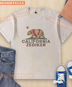 Alt Text: Vintage washed t-shirt featuring California bear graphic and California Republic wordplay in bold letters.