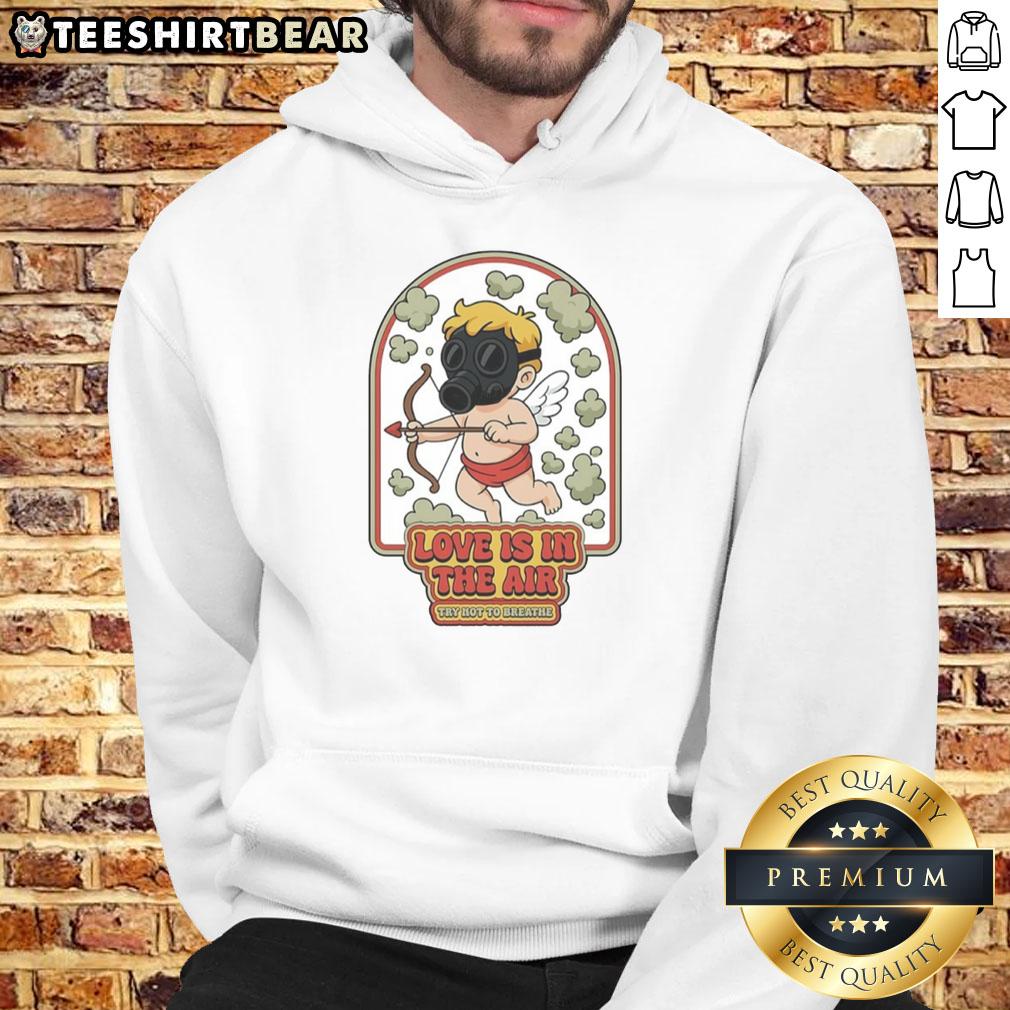 Original Love Is In The Air Gas Clouds Hoodie featuring vibrant gas cloud graphics on a stylish, cozy design.