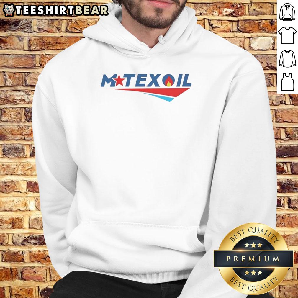 Original Mtex Oil Landman Logo Hoodie featuring a bold logo design on a stylish apparel background.